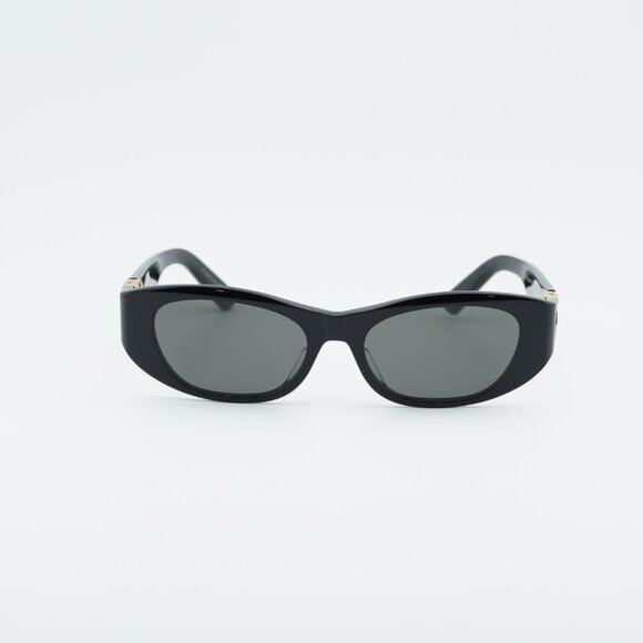 Dior 30MONTAIGNE S9U 10A0 Sunglasses Black Oval Frame, Grey Lenses main image 9